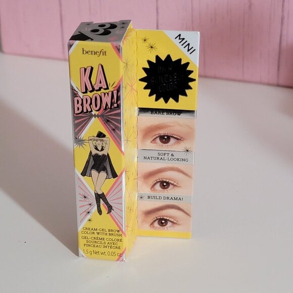 Set of 2 Benefit KA BROW Gel Cream and Brush Mini Shade 3 Medium Two NIB - Picture 10 of 16